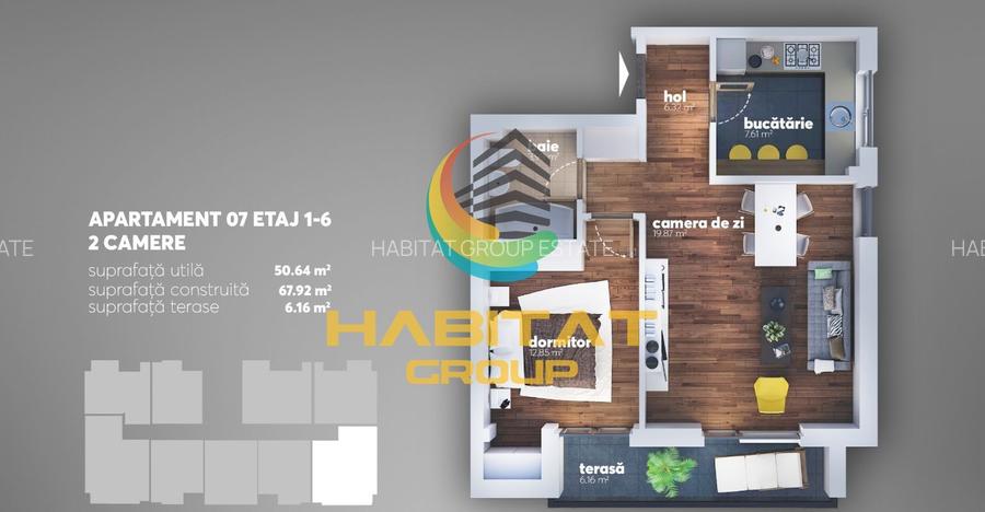 Apartament 2 Camere Proximitate Metrou Aparatorii Patriei - 1