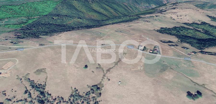 Teren 3750 mp deschidere 54 m de vanzare in Paltinis Sibiu - 2