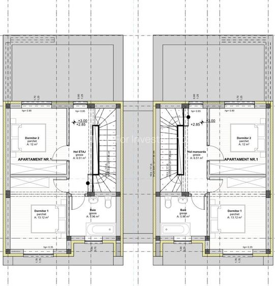1/2 Duplex Sacalaz P+E,4Camere,2 Bai,Proiect Modern - 10