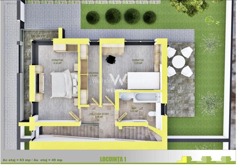 Casa MODERNA cu etaj RETRAS, zona Triajului, Selimbar - 13