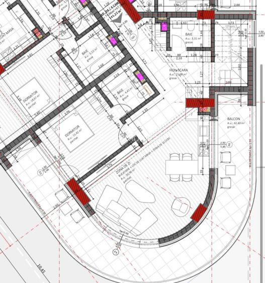 Penthouse semifinisat, 141 mp , zona BMW - 2