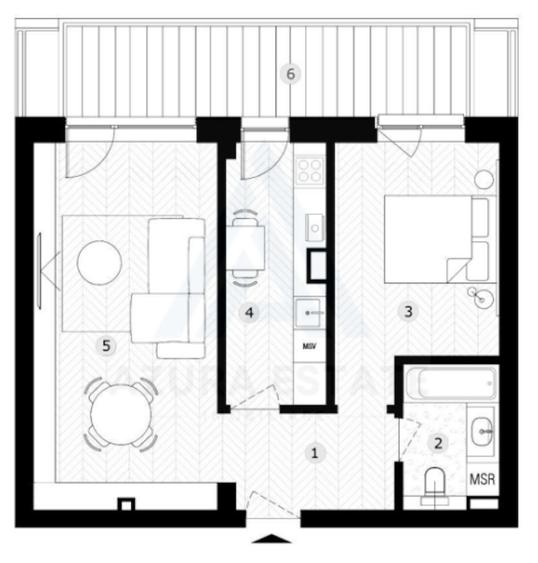 Apartament cu finisaje premium în Țiglari –vedere la lac-lift