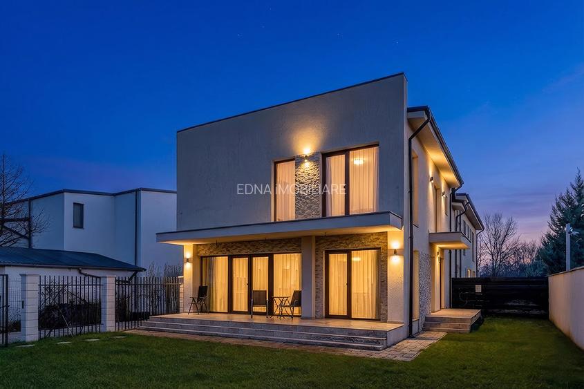 Vilă modernă, 4 dormitoare, Corbeanca, Str. Fermei nr. 6D - 56