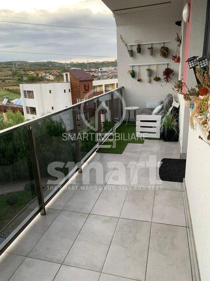 Apartament 2 camere 59mp+ terasa complex rezidential Borhanci  - 7