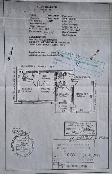 Vand apartament 3 camere, 2 bai - 7