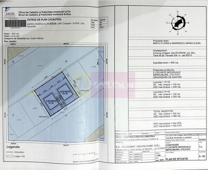 Izvorani - Teren intravilan langa lac | Rezidential P+1E - 3
