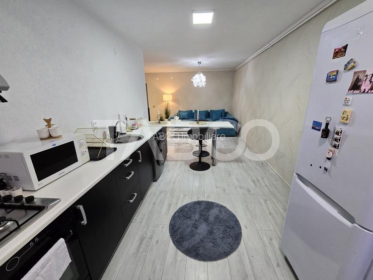 Apartament 3 camere de vanzare decomandat mobilat utilat Tilisca Sibiu - 3