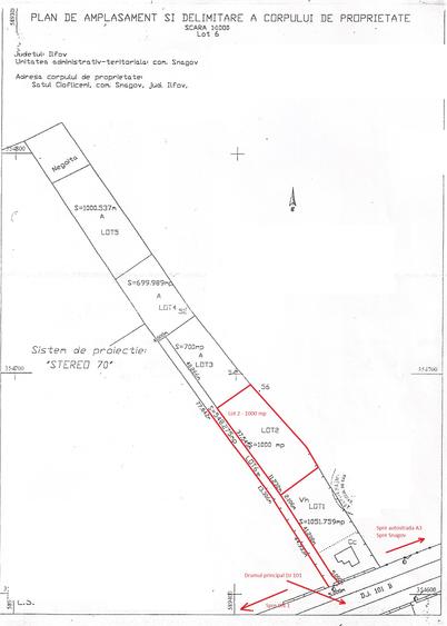 Ciofliceni-Snagov | Lot intravilan la bd. principal | Utilitati | Proprietar - 1