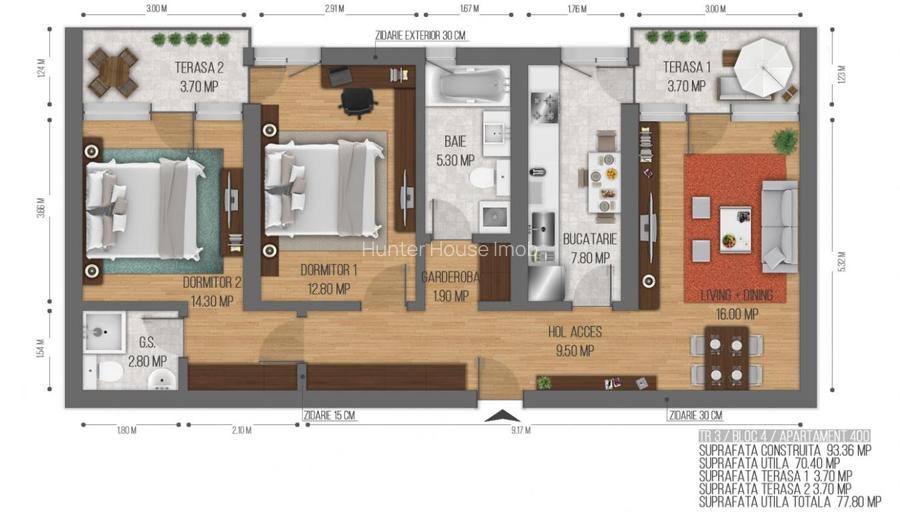 Apartament 3 camere in Transparent Residence, Chiajna | Mobilat/ Utilat premium! - 1
