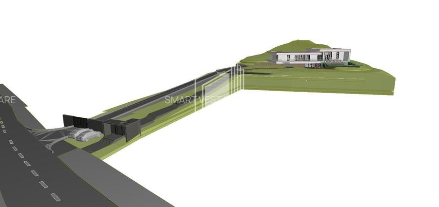 Teren de vanzare cu proiect de casa si piscina Viile SM - 11