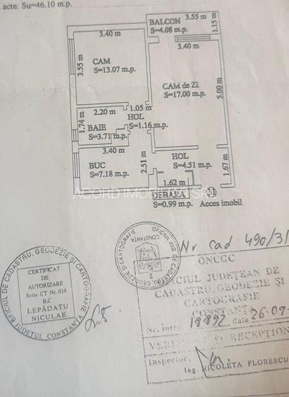 Apartament 2 camere decomandat City Park Mall - 10