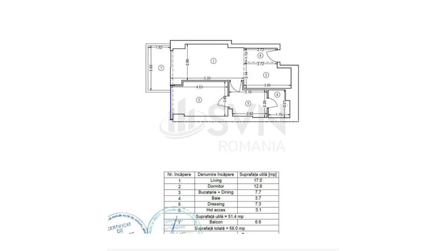 REA1028872 2 camere cu vedere lac Upsite Towers - 9