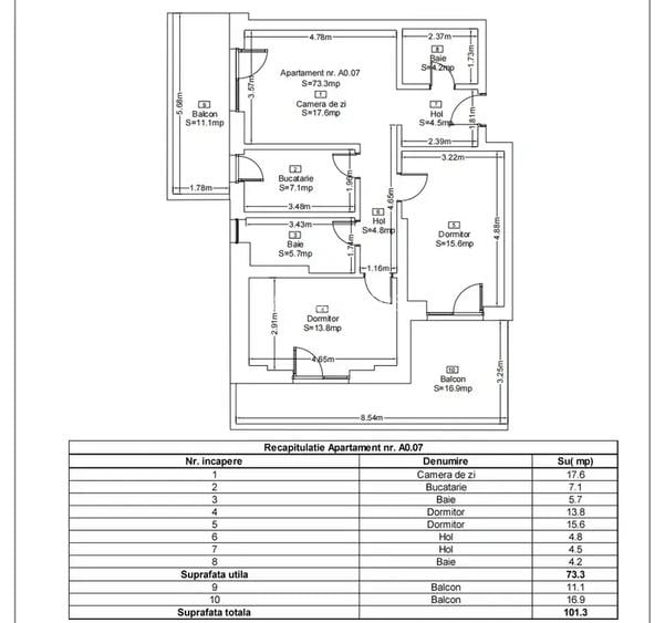 Apartament 3 camere  MUTARE IMEDIATA - METROU NICOLAE TECLU - 5