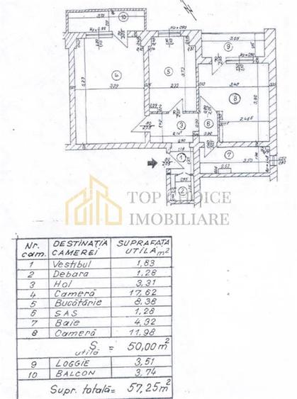 2 CAMERE CALEA MOSILOR - DECOMANDAT - RENOVAT COMPLET - ETAJ 9/10 - 1