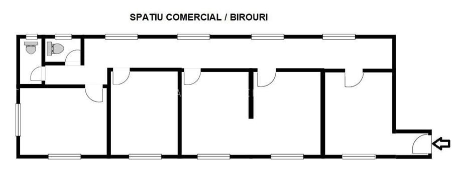 Dumul Taberei, Lidl Bd. Timisoara / Plaza Mall, spatiu pretabil birou - 7