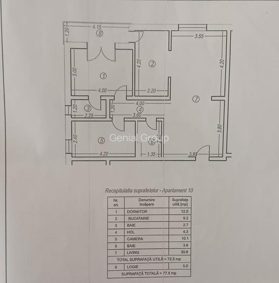 Apartament cu 3 Camere/ Gageni/ Paulesti - 15