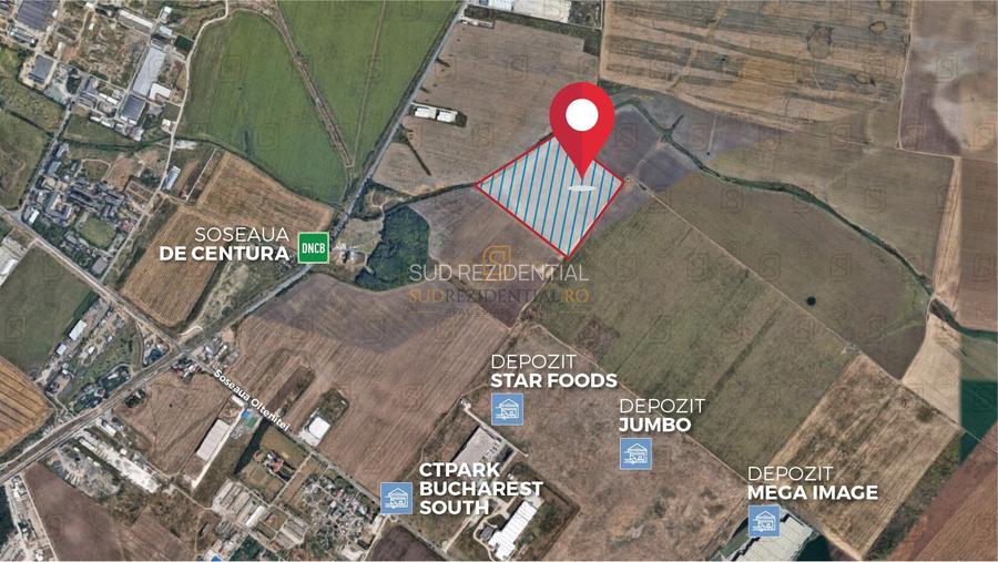 Teren 95000 mp, cu acces rapid la centura si A0 - langa Jumbo Berceni - 3