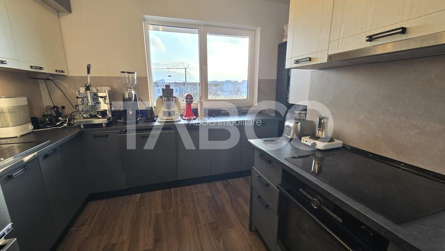 Apartament de vanzare 3 camere 93mp 2 bai balcoane zona Rahovei Sibiu - 5