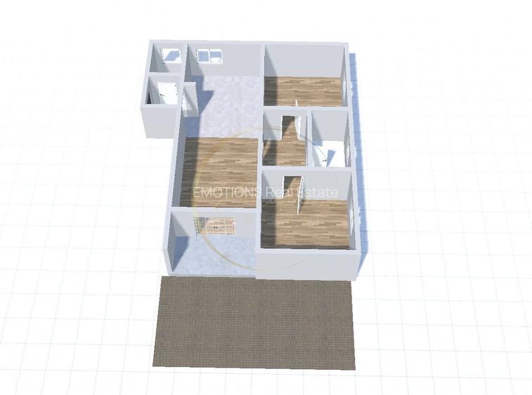 Apartament 3 camere - Dumbravita | Parter cu terasă&curte plus 2 locuri parcare - 3