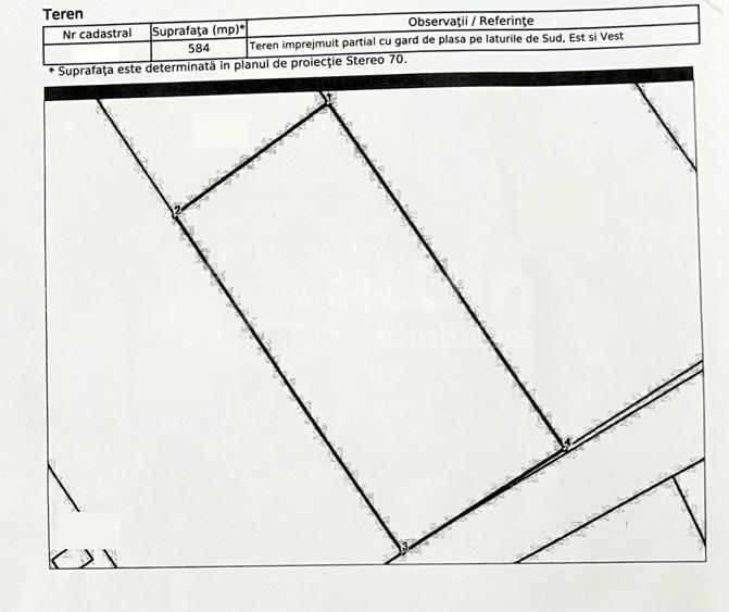 Teren intravilan 584mp pentru casa | Front 16.5ml | Dezmir | Central - 2