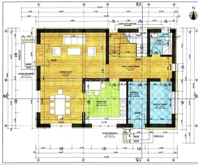 Casă individuală de vânzare la ROȘU - D+P+1+M - 258,89 mp - ZONA LIDL - 6