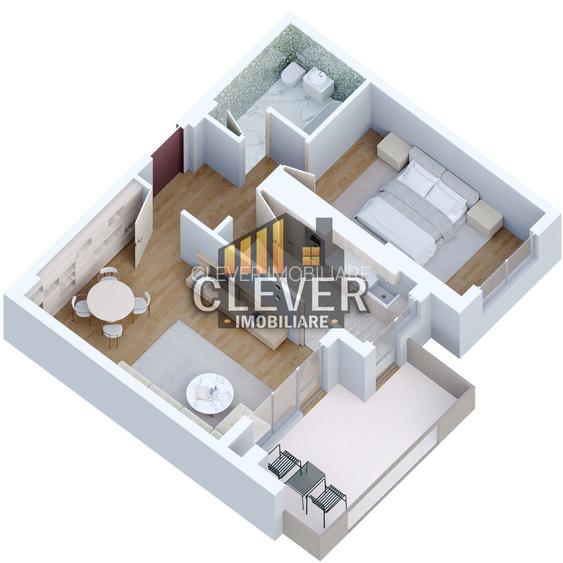 Apartament 2 camere 64 mp, Comision 0 - Pallady, metrou Teclu - 4