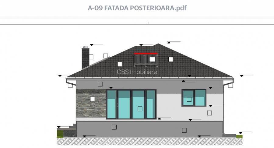 Casa pe un singur nivel în Chinteni, zonă liniștită , 121mpu ,teren 487mp - 3