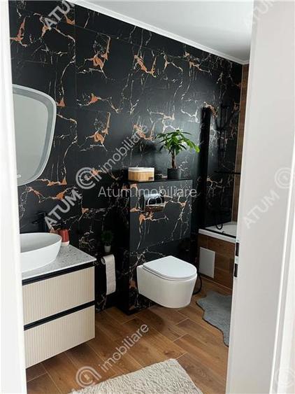 Penthouse 3 camere 2 bai parcare mobilat complet Turnisor Sibiu - 15