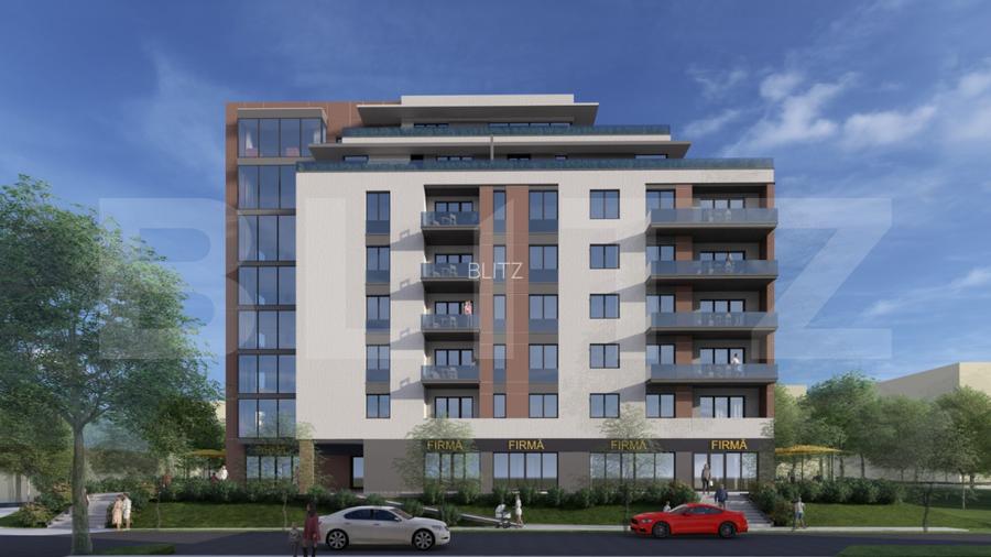 Apartament 2 camere, 54 mp, terasa 13 mp, zona Andrei Muresanu - 2