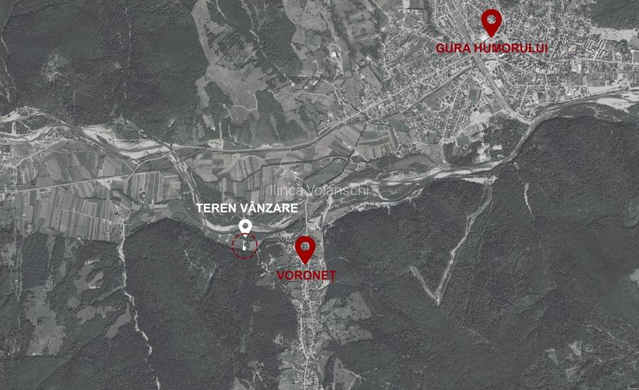 Teren intravilan de vânzare - casă de vacanță/locuință, Voroneț - Bucovina - 3