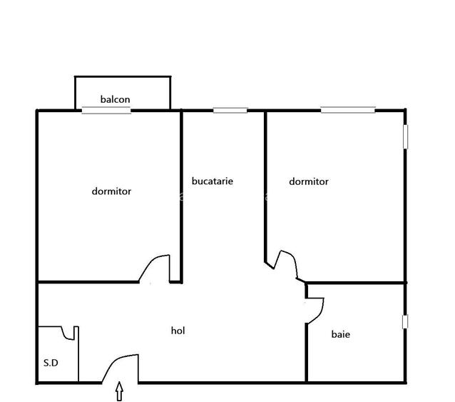 Apartament 2 camere decomandate, 53 mp, finisat, Eroilor Floresti - 8