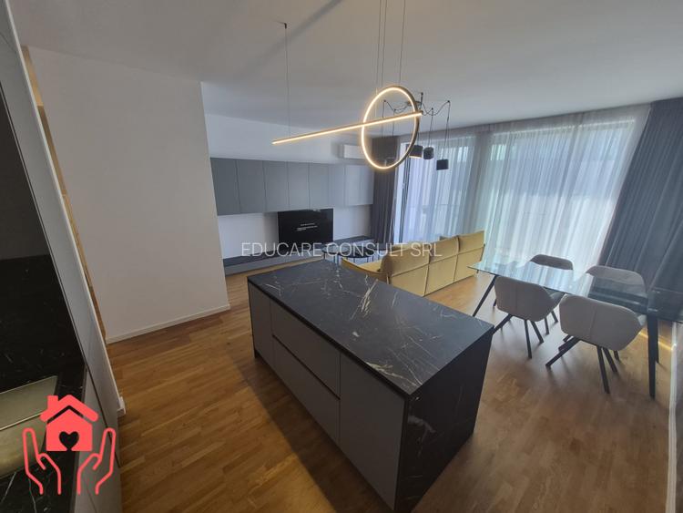 (Baneasa Shopping City-THE IVY)-3 camere mobilier ROVERE, orientare SUD, parcare - 8