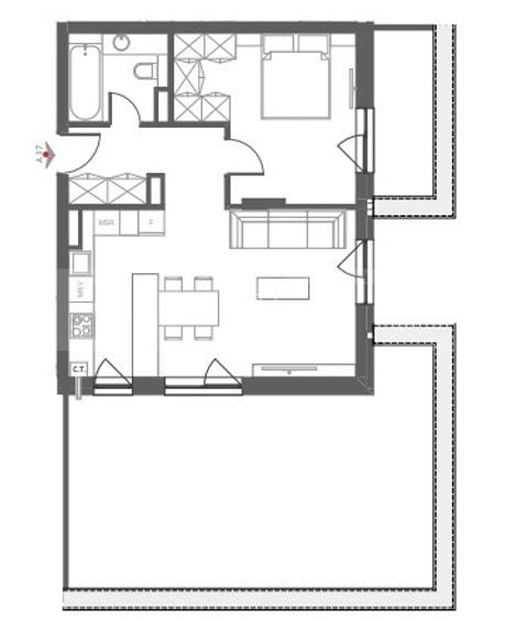 Comision 0%! Penthouse de 2 camere, finisat, terasa, garaj, zona Somesului - 10