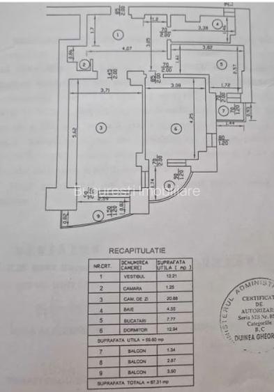 UNIRII Nerva Traian,bl.2000,Monolit,et.3/8,DECOMANDAT,centrala,3 BALCOANE - 8