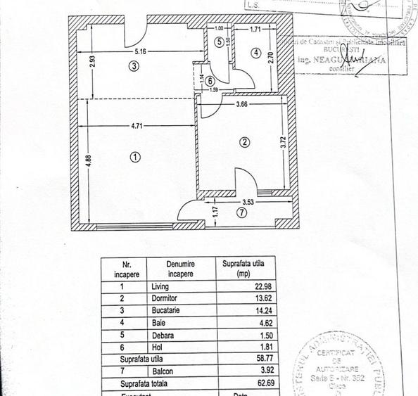 2 camere Emerald Residence | Loc parcare - 1