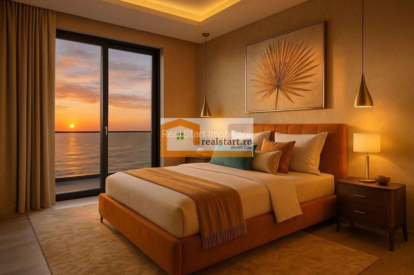 Vedere frontala la Mare, Prima linie, Penthouse tip Duplex, bloc Boutique - 17