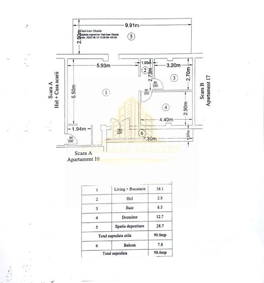 Vânzare apartament spațios- 98 mp-Valea Adâncă- Parcare Cadou - 16