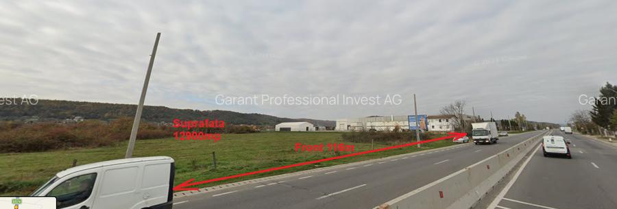 Vand teren intravilan Maracineni cu PUZ, 12800mp, front 116 m la DN73 - 2