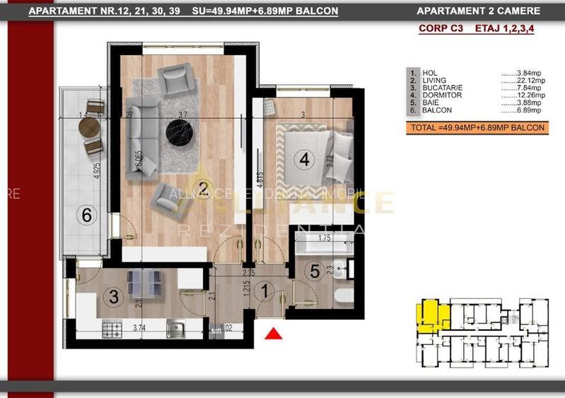 Metrou Berceni Ap2 Camere 57 MP Finalizat - 10