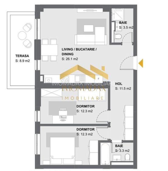 Aradului/Torontalului-3 Camere-Centrala Proprie - 17