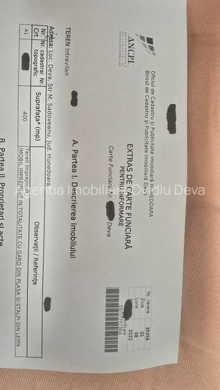 Vand teren intravilan in Zavoi partea de jos situat pe str. Sadoveanu, - 2