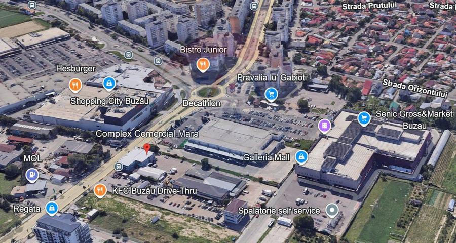 Vanzare Spațiu Comercial 1940mp - Buzău, Unirii - Acces Dublu & Marfă
