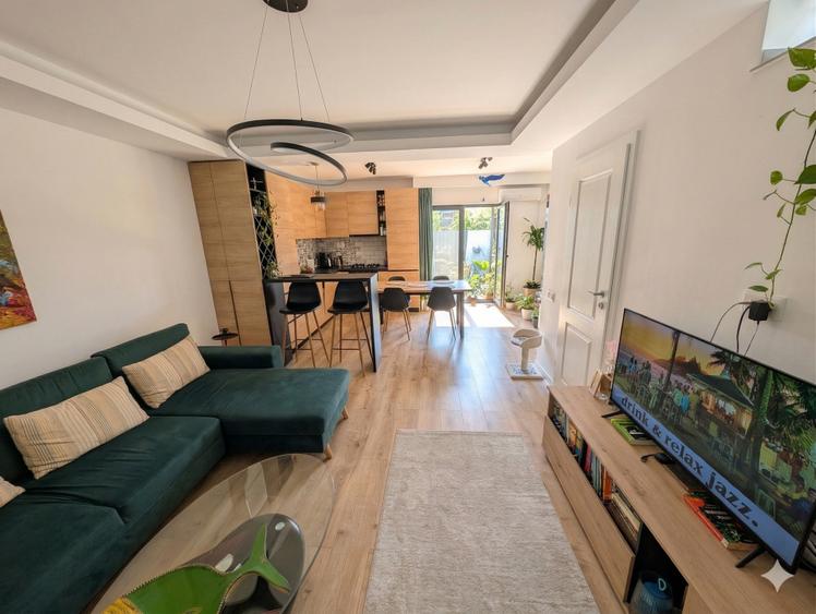 Triplex 3 camere 75mp | 0 comision | Otopeni Odai | mobilat utilat | 30mp curte