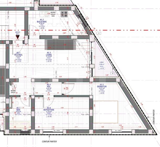 Apartament de vanzare, cu 3 camere, zona Mehala