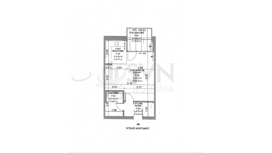 REA1029198 Studio 48 mp Loc Parcare Dobroesti Bucuresti Est