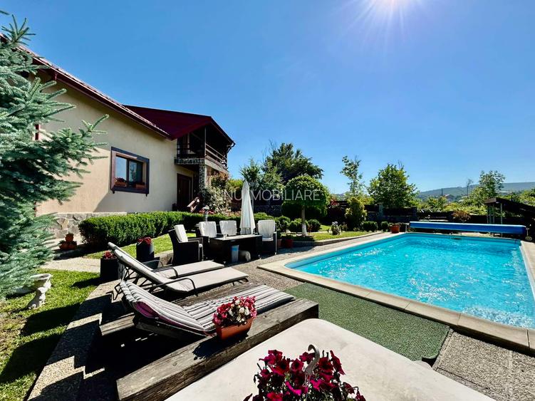 Vila de lux 310 mp construiti, cu piscina 40mp, Bucium Iasi, 1500mp teren, garaj foisor livada - 41