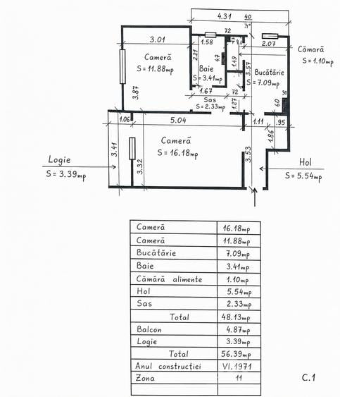 Apartament decomandat de vanzare, Gheorgheni Cluj Napoca