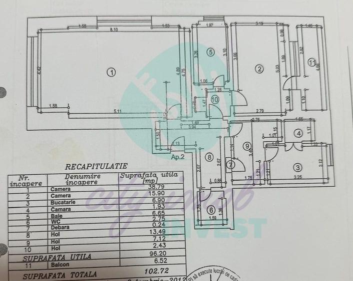 Apartament spatios cu parcare, Eminescu–Polonă