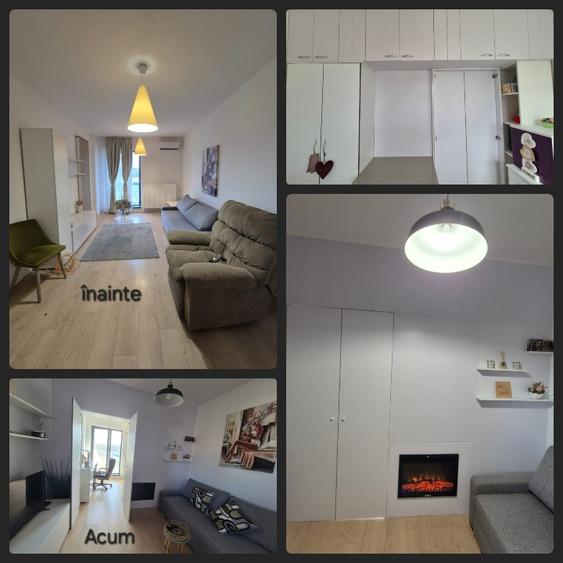 Apartament 2 camere transformat în 3 | Bloc 2019 cu lift | Mobilat & utilat