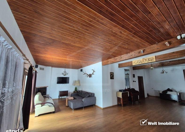 Investitie la cheie in Belis – cabana cu 6 camere si living, sistem fotovoltaic